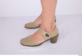 Hanane beige strap buckle shoes casual foot 0003.jpg